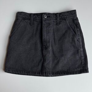 Abercrombie & Fitch Charcoal Mini Skirt